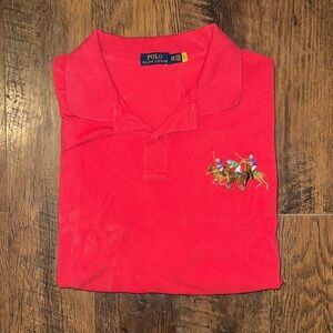 Triple Pony Mesh Polo by Ralph Lauren
